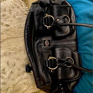 Harley Davison leather purse